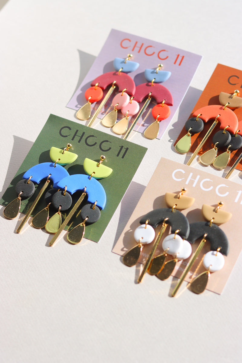 ピアス LOVE ME MONSTER Narcissus Beads Earrings L242MER080 Madeleine-Cookie-Gold-Stud-