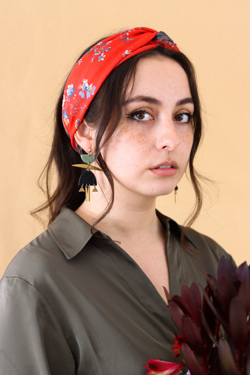 BLACK AND CACTUS GREEN EARRINGS – StudioChoo11