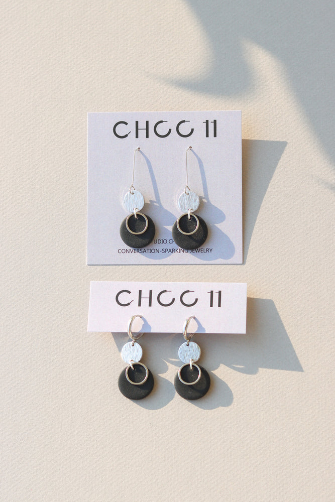 ANNE EARRINGS // Silver-tone