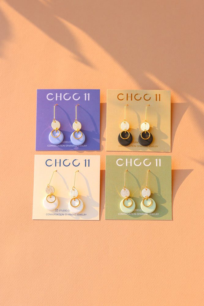 ANNE EARRINGS // Gold-tone