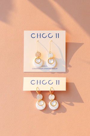 ANNE EARRINGS // Gold-tone