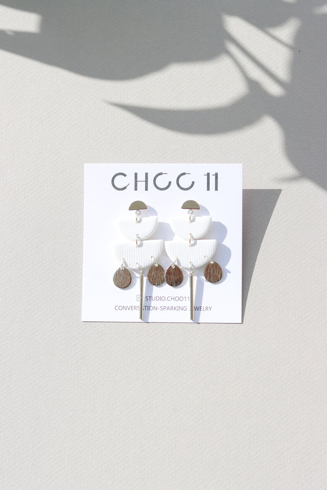 KAYLA EARRINGS // SILVER TONE