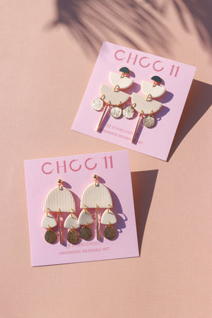 IVORY COLOR EARRINGS