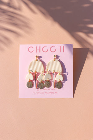 IVORY COLOR EARRINGS