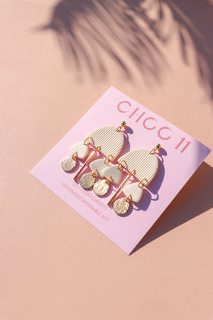 IVORY COLOR EARRINGS
