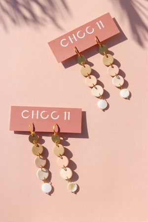 NATASHA EARRINGS IN NUDE