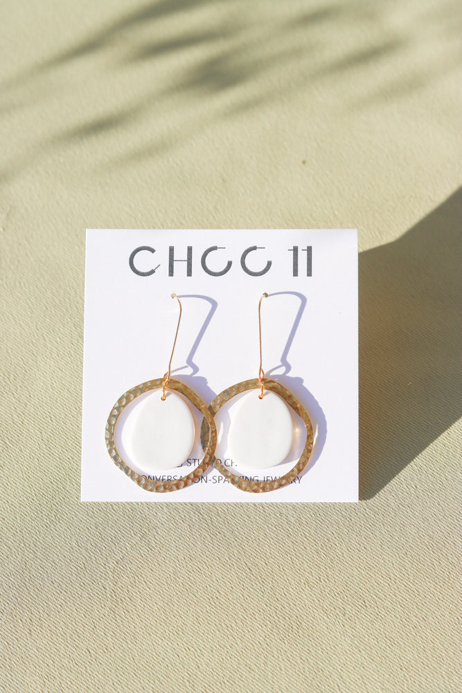 OLIVIA EARRING // GOLD TONE