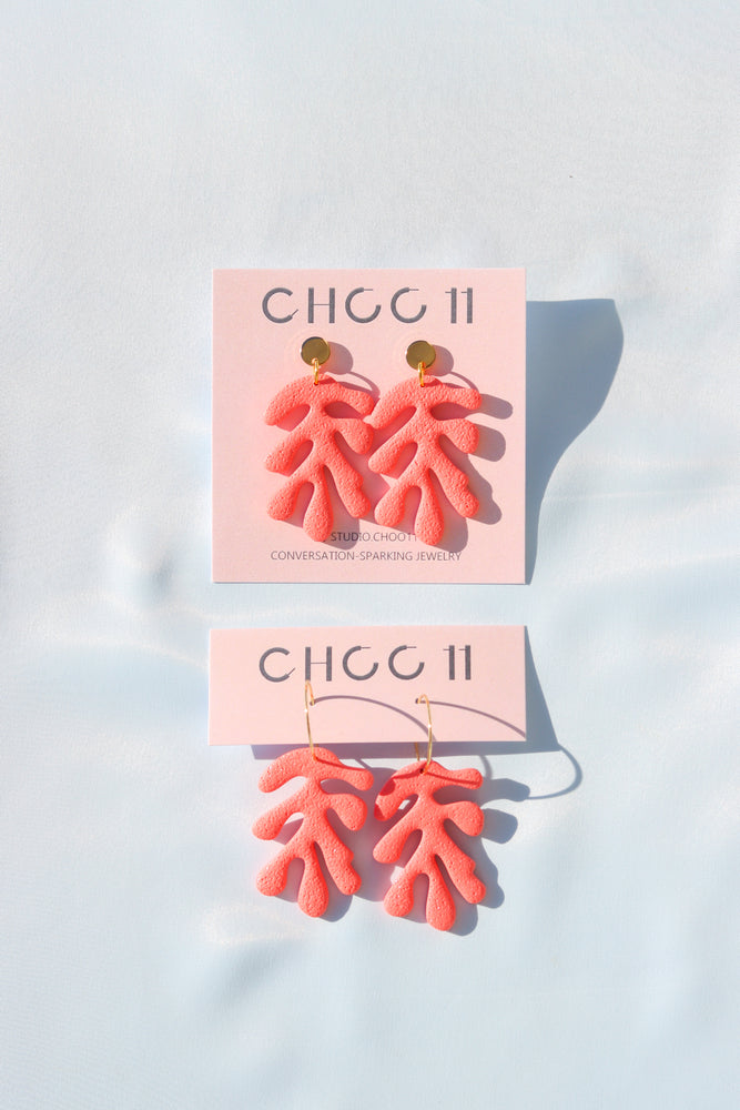 MATISSE / CORAL EARRING