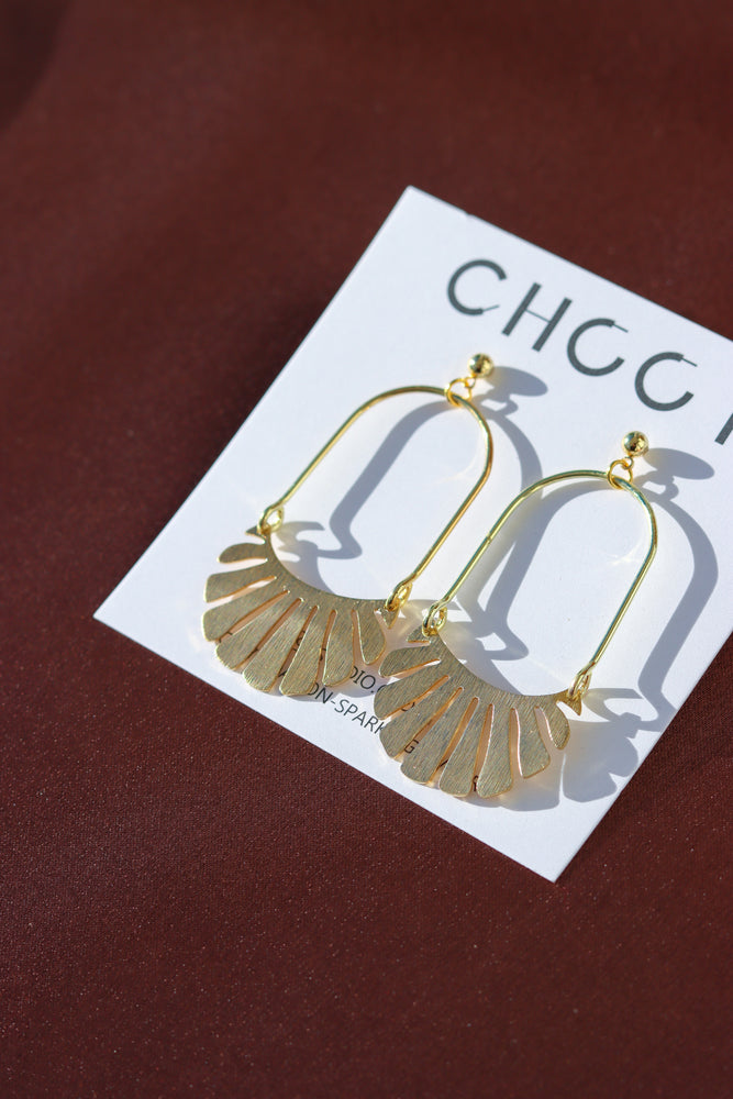 Z-BRASS EARRING 13