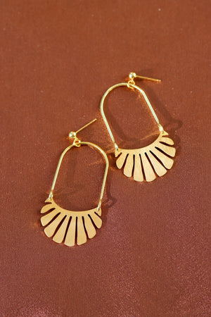 Z-BRASS EARRING 13