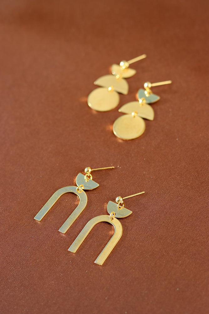 Z-BRASS EARRING 02