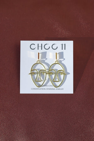 Z-BRASS EARRING 22
